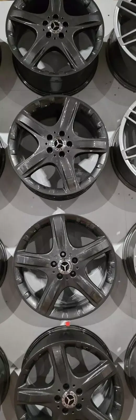 s-l1600 (1) x4 Mercedes W251 Grey Wheel Alloy Rim 19" 8J ET:67 5 Spoke A2514011202