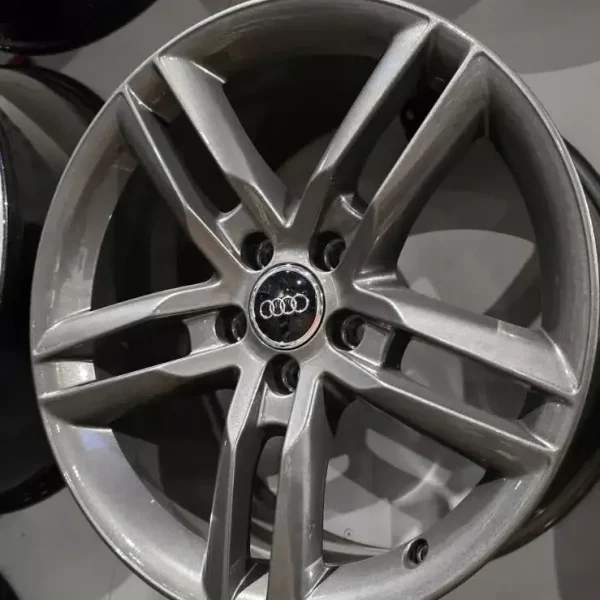 x4 AUDI TT S LINE QUATTRO SILVER 18" ALLOY WHEEL RIM OEM 8J0601025AN CF GENUINE