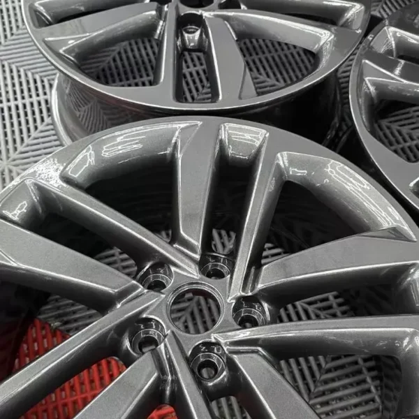 4x  KIA SPORTAGE 19" GREY POWDER COATED ALLOY WHEEL RIM 7.5J OEM 52910F1410