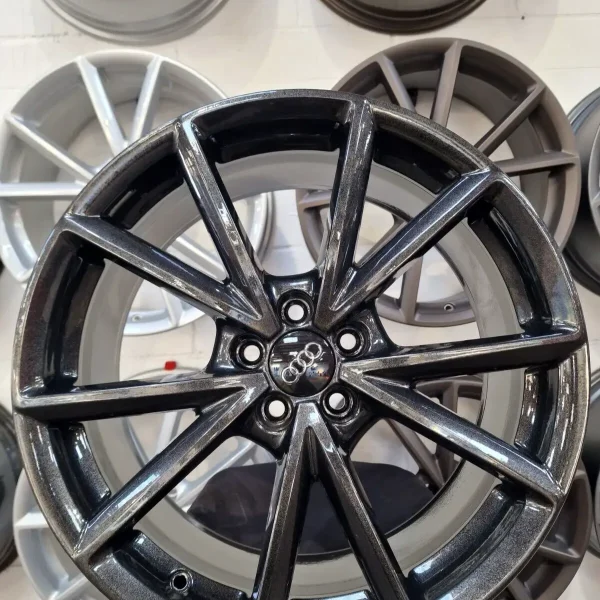 4 x AUDI A1 S Line Black Edition ALLOY WHEEL AUDI A1 18 Inch Rim 8X0601025BP