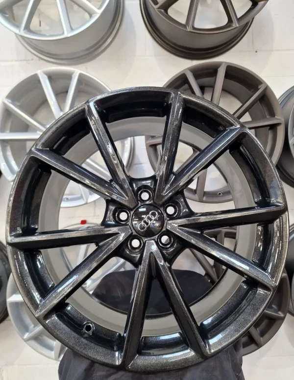 4 x AUDI A1 S Line Black Edition ALLOY WHEEL AUDI A1 18 Inch Rim 8X0601025BP