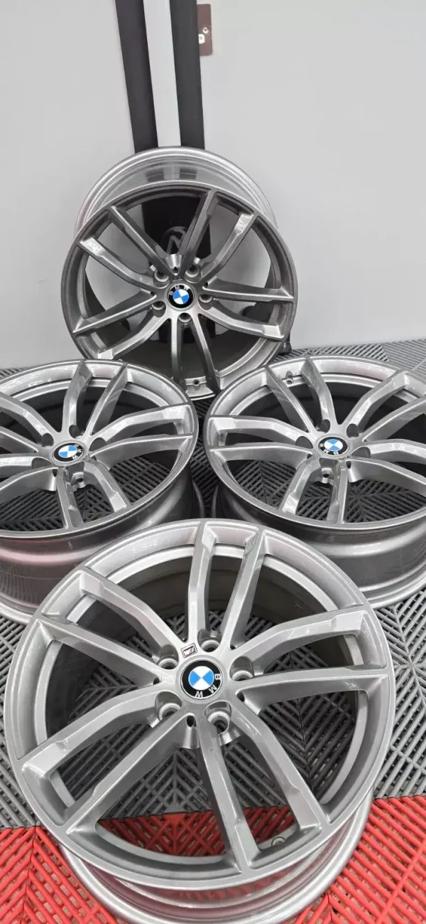 4x BMW 5 SERIES G30 G31 18" ALLOY WHEELS RIM 662M M SPORT FRONT 8J GENUINE