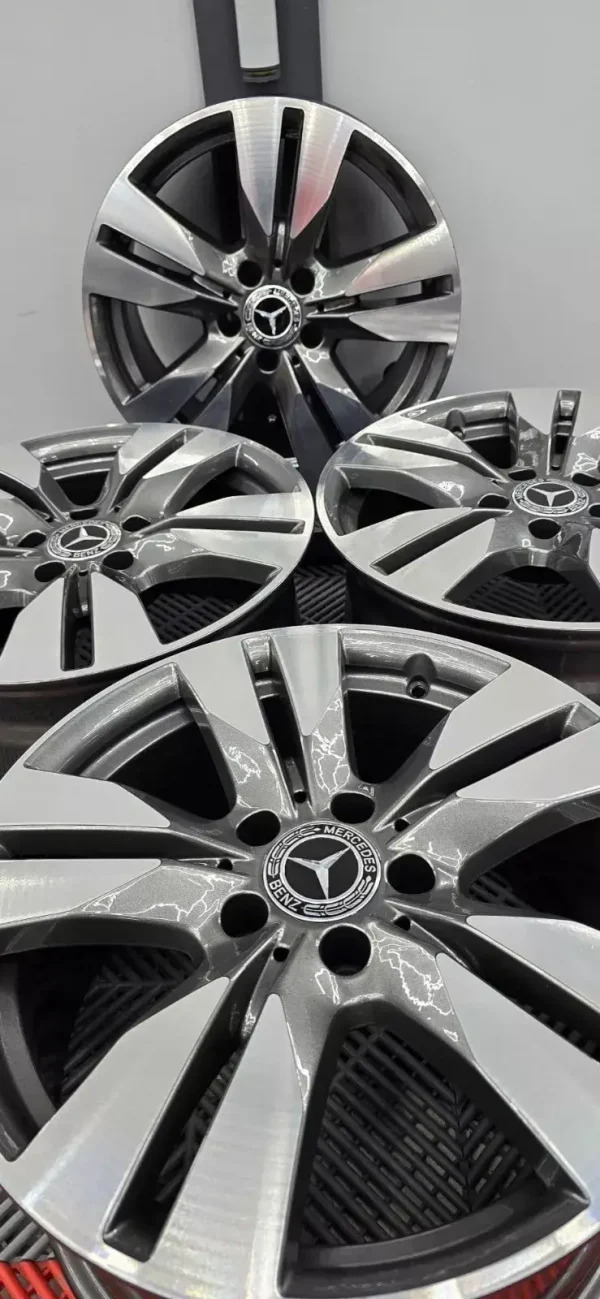 s-l1600 (5) Mercedes W212 Silver Alloy Wheel Rim 5-Double Spoke 16" ET:46 8J A2124010202