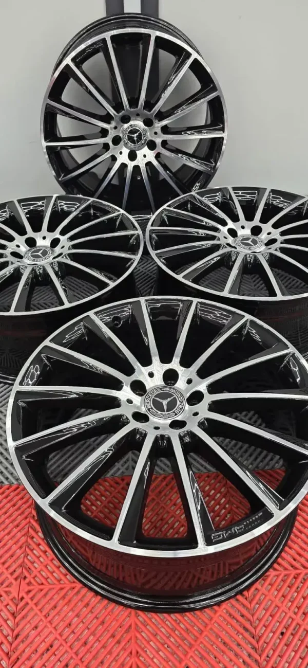 s-l1600 (7) Mercedes GLC 20" - 4x Genuine AMG Turbine Alloy Wheels black/cut - A2534011900