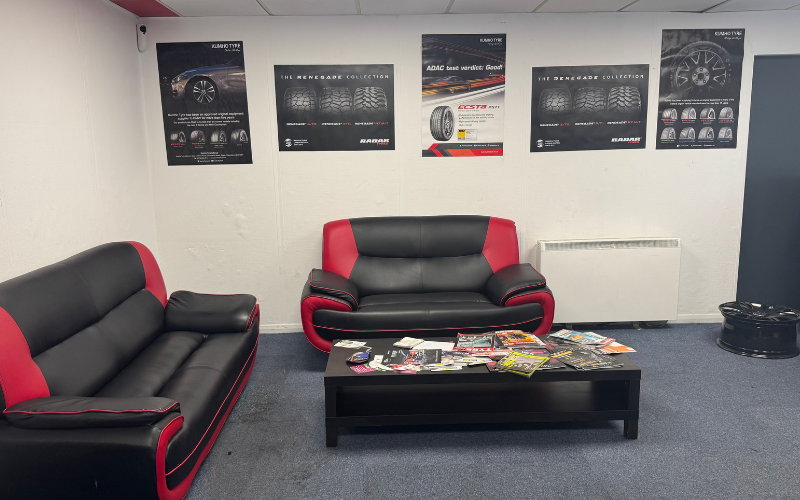 lion tyres waiting room