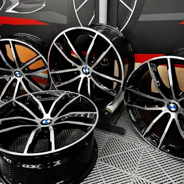 BMW Black Diamond Cut Finish BMW Black Diamond Cut Finish