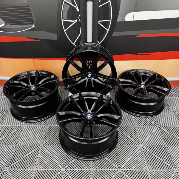 Bmw 18" black matt color alloy wheels
