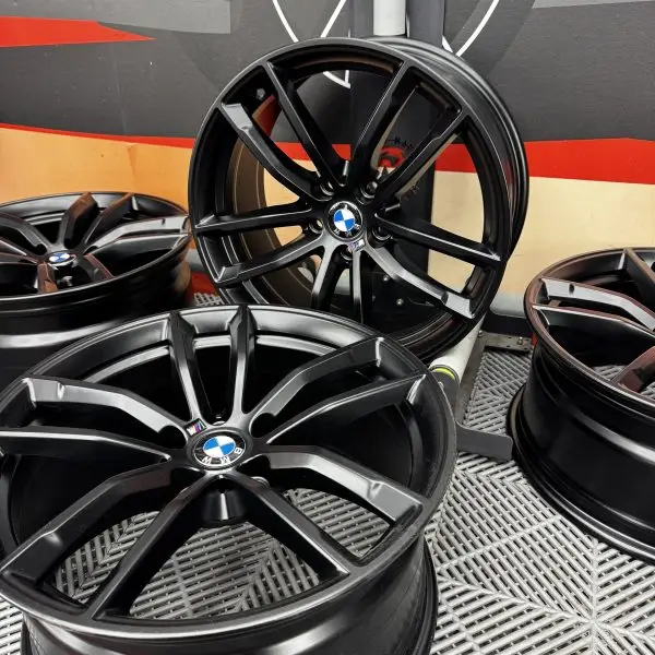Bmw 18" black matt color alloy wheels