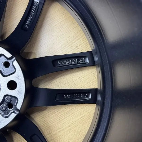 Bmw 18" black matt color alloy wheels