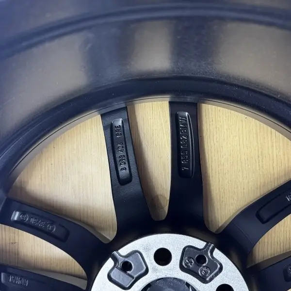 Bmw 18" black matt color alloy wheels