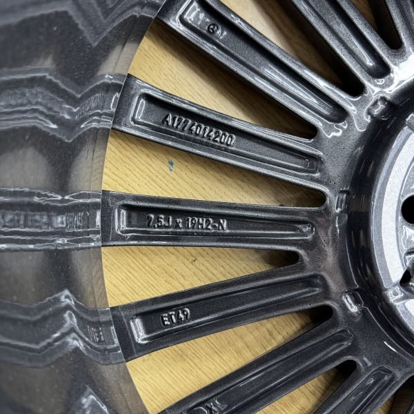 Mercedes grey color alloy wheels Mercedes grey color alloy wheels