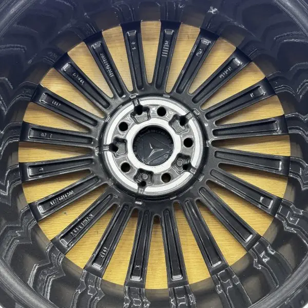 Mercedes grey color alloy wheels